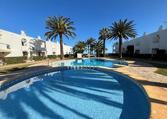 公寓 Arenes Primera Linea De Playa